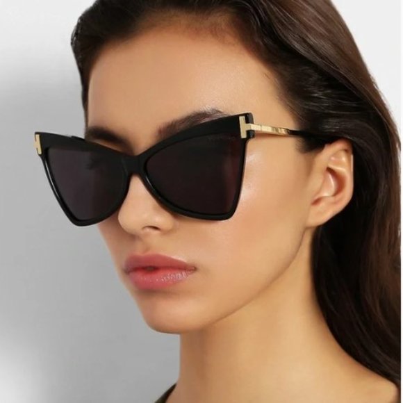 NEW TOM FORD TF767 52E WOMEN CAT EYE SUNGLASSES TOM FORD TALLULAH FT0767/S - Picture 1 of 12